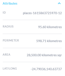draw circle attributes