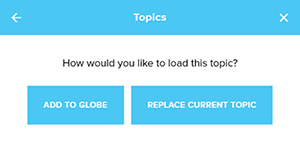 topics popup