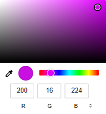 RGB values
