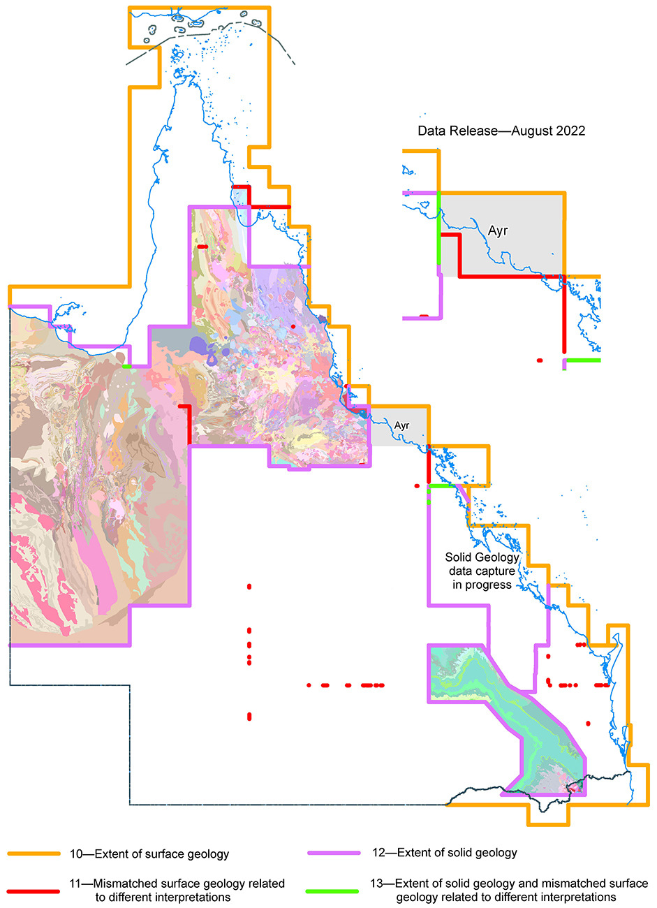 Detailed geology data index