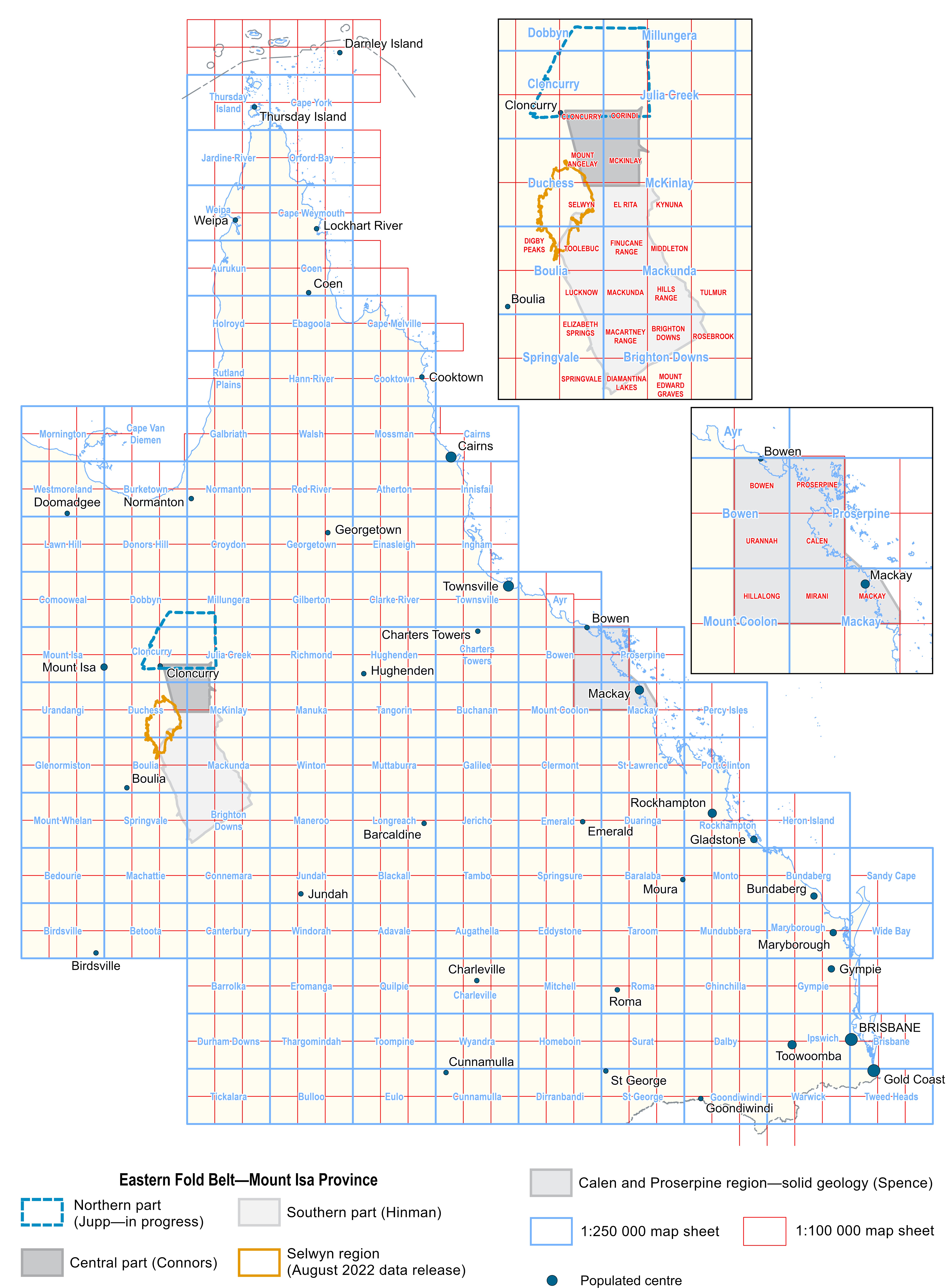 Detailed geology data index