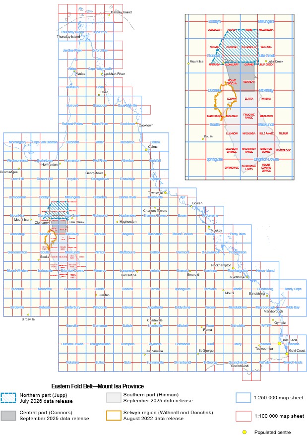 Detailed geology data index